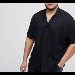 Black button down shirt